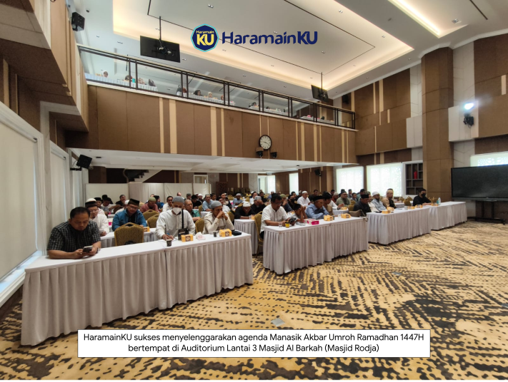 HaramainKU sukses menyelenggarakan agenda Manasik Umroh Ramadhan Akbar